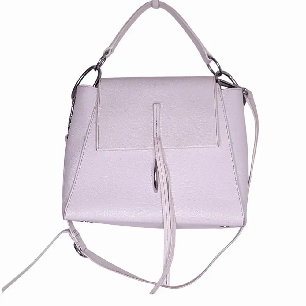 3.1 Lim Philip Lim White Leigh Top Handle Leather Satchel  (White) - Picture 2 of 10